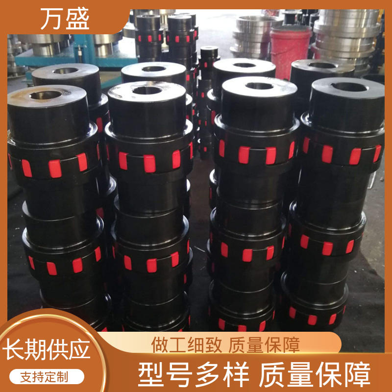 重型轻型机械 单法兰夹紧型弹性联轴节 三爪大扭矩连接器 万盛