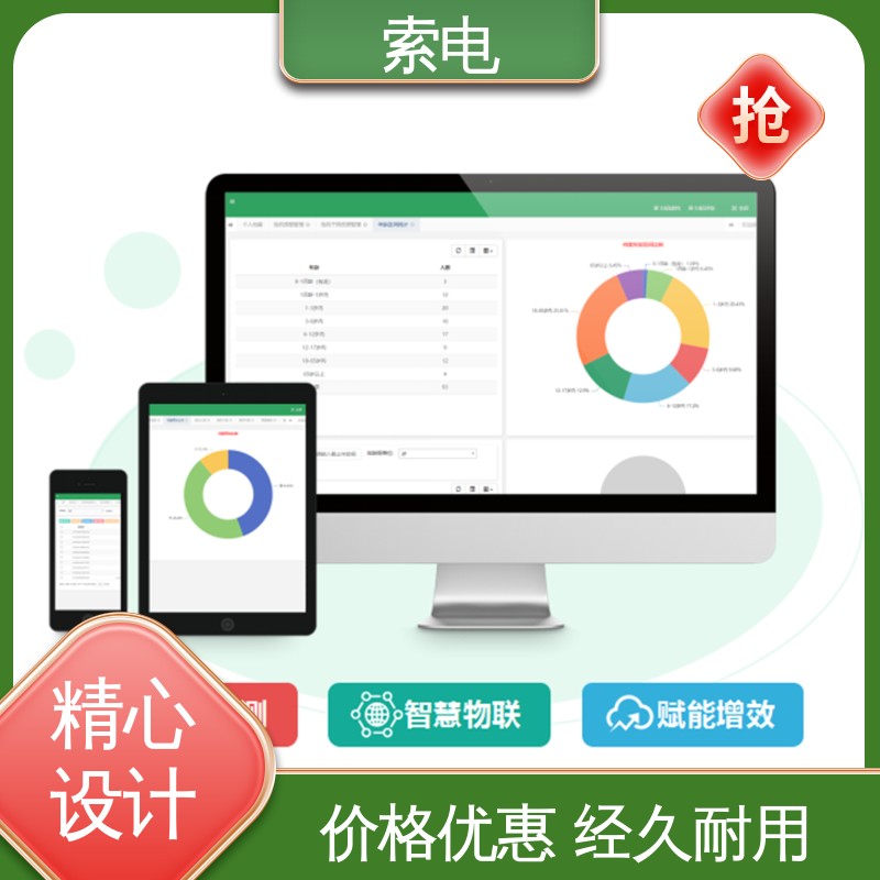 索电 丰富 先进的数据 儿童保健管理系统 设计界面卡通化