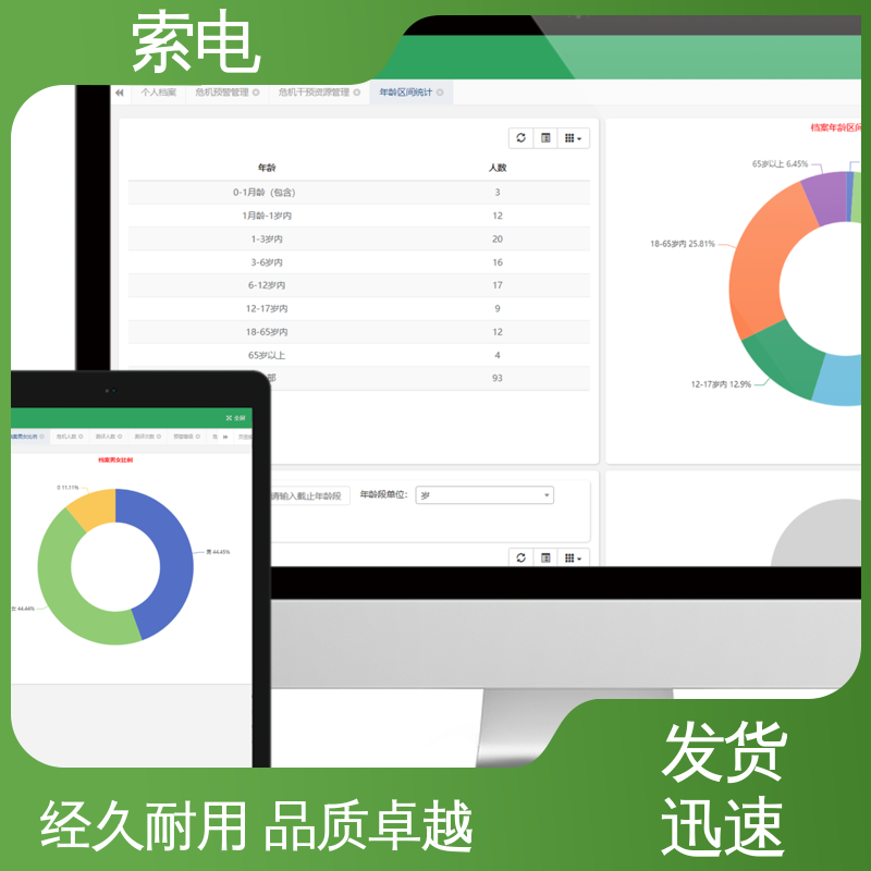 儿童保健信息管理系统 操作简便 专业的诊断 童趣 索电