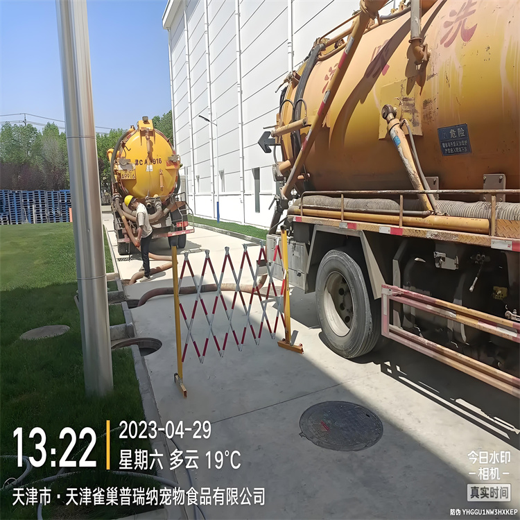 唐山滦南 清掏隔油池 管道CCTV检测 施工效率高