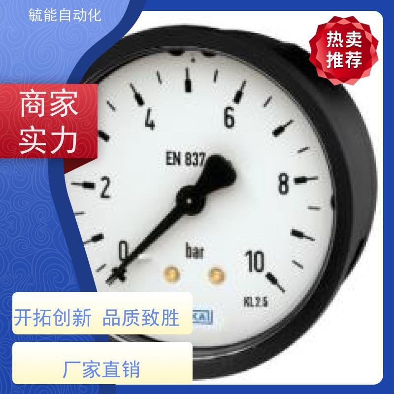 威卡100mm面径带法兰边冷媒压力表，100mm径向WIKA法兰边雪种表