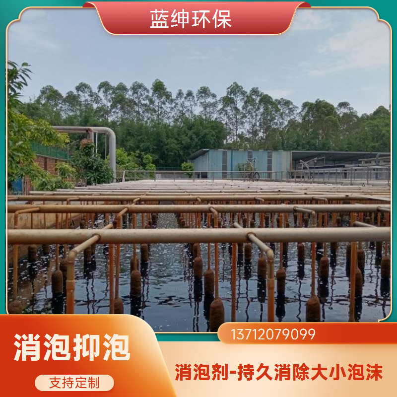 污水涂料消泡剂供应 造纸油田有机硅高碳醇灭泡抑泡剂蓝绅环保 