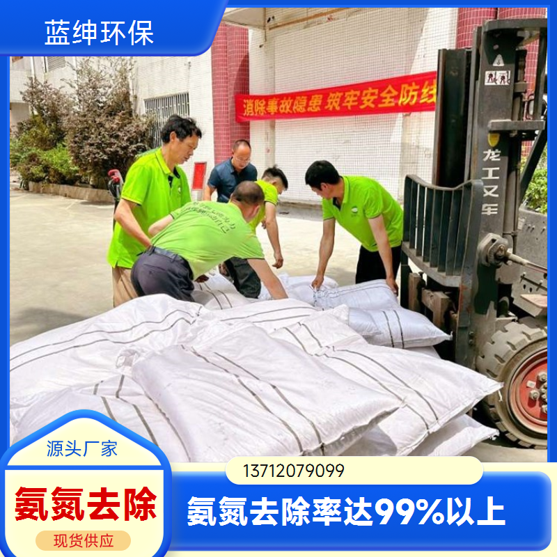 河湖景观水除磷剂 脱色除臭 除氨氮生化粉末状固体 蓝绅环保