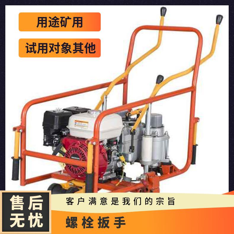 手推式轨道紧丝机铁路维护内燃双头螺栓扳手NLB-650手推车式螺栓