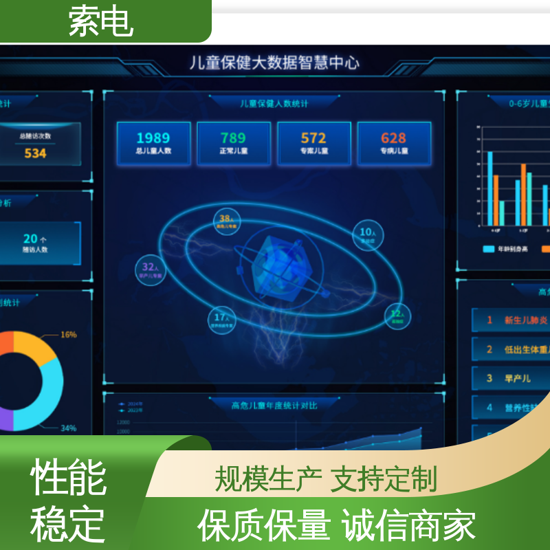 丰富 童趣 先进的数据 儿童保健信息管理平台 索电
