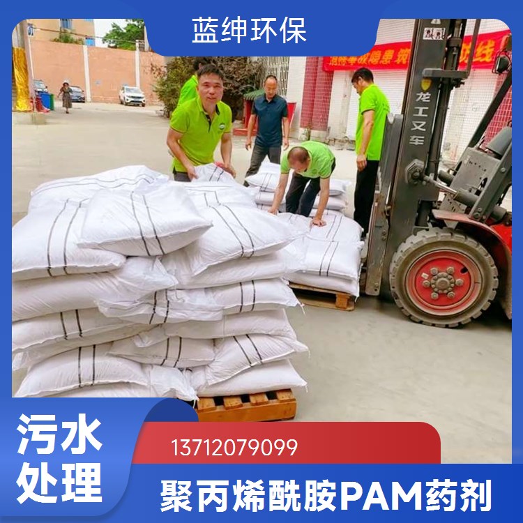 阴离子聚丙烯酰胺 污水处理药剂 电厂沉淀池常用絮凝沉淀剂 蓝绅环保
