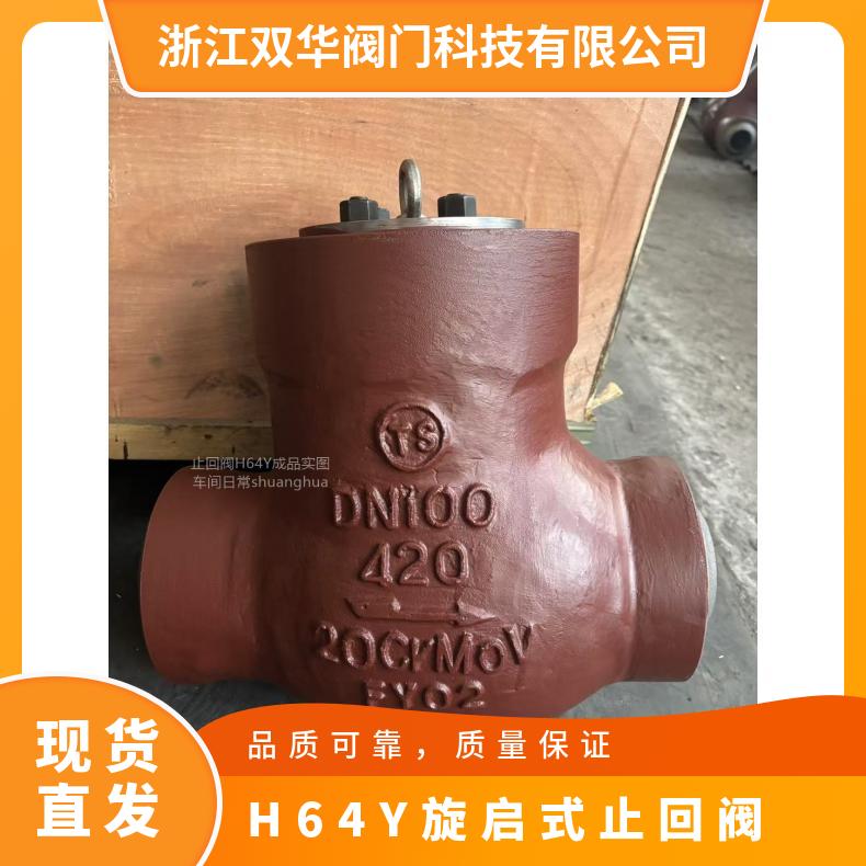 焊接止回阀H64Y/H61H-160 250 350C升降式旋启式电站高温高压阀门