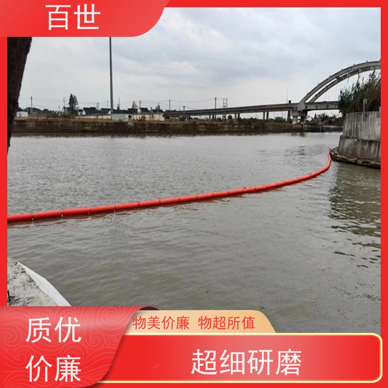 百世闸道口拦污浮筒水位自适应生态友好材质