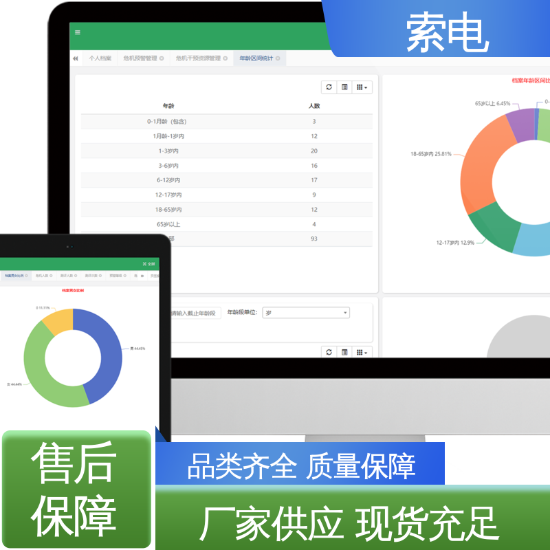 多样化 过程简易化 儿童保健信息管理平台 索电