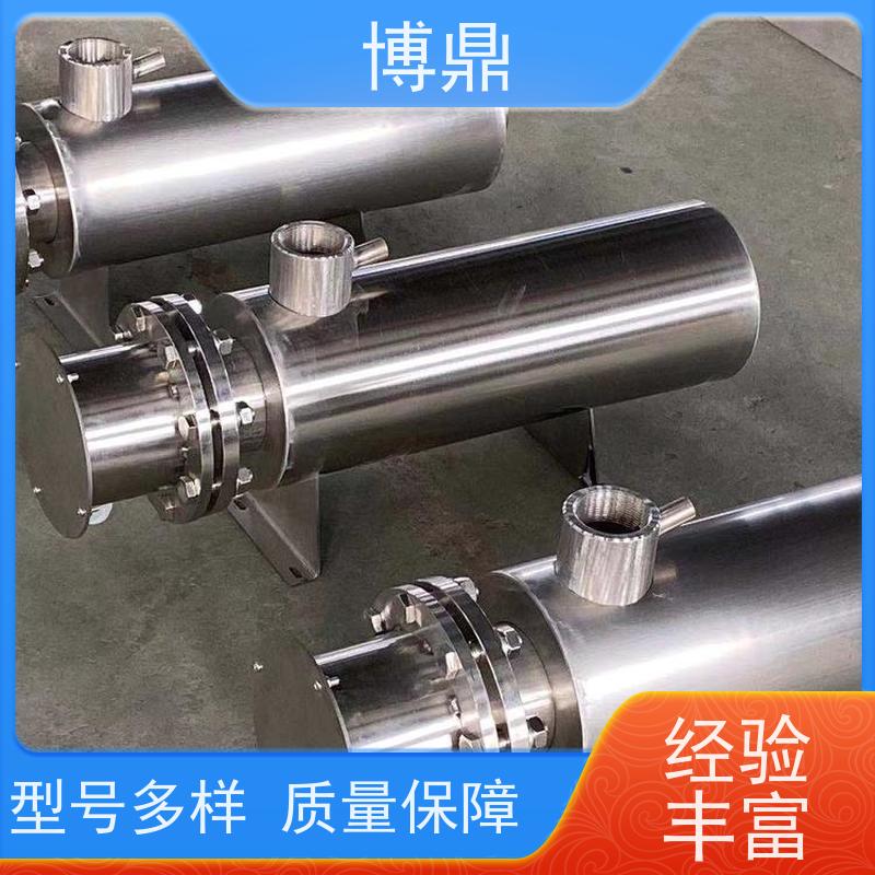 博鼎制热设备大型双筒体管道加热器保温性能好 升温快保温效果好