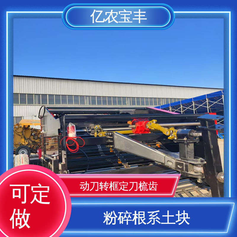 亿农宝丰 定刀 转框 动刀 梳齿式 破解土壤板结 耕层残膜回收机 高效