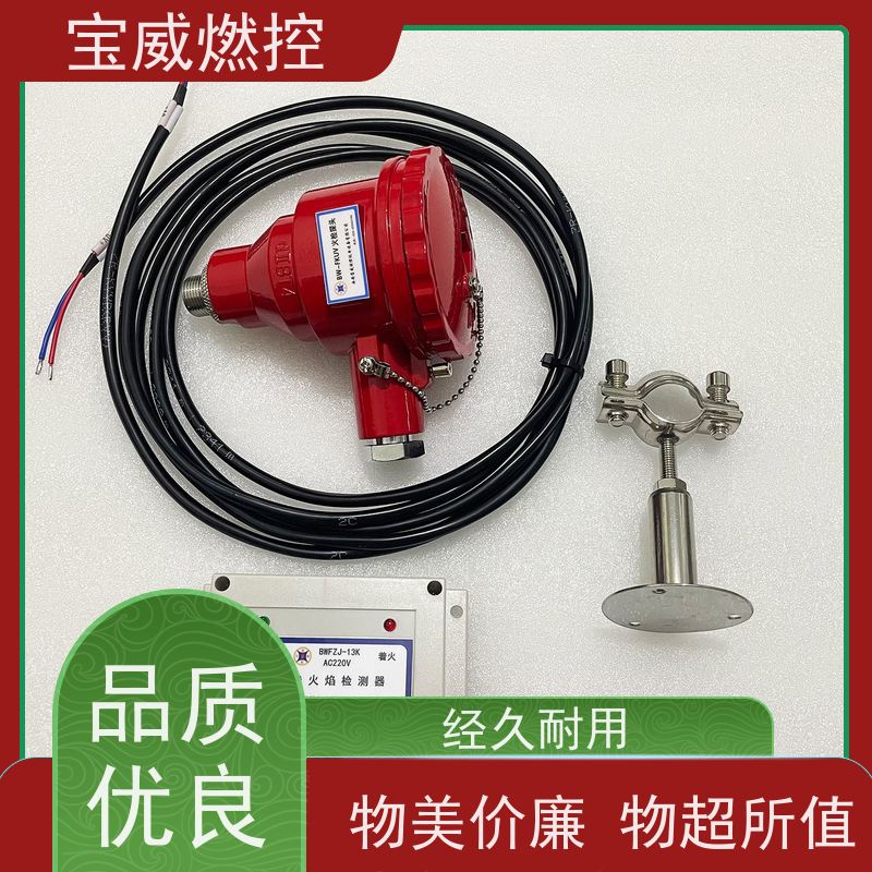 宝威燃控 AC220V 燃气燃油火焰检测器 紫外线火焰监测器