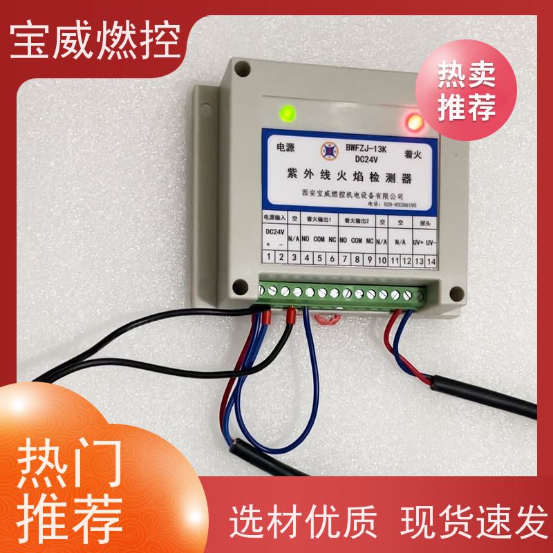 宝威燃控 AC220V 燃气燃油火焰检测器 化工炉窑燃烧器火焰监测装置