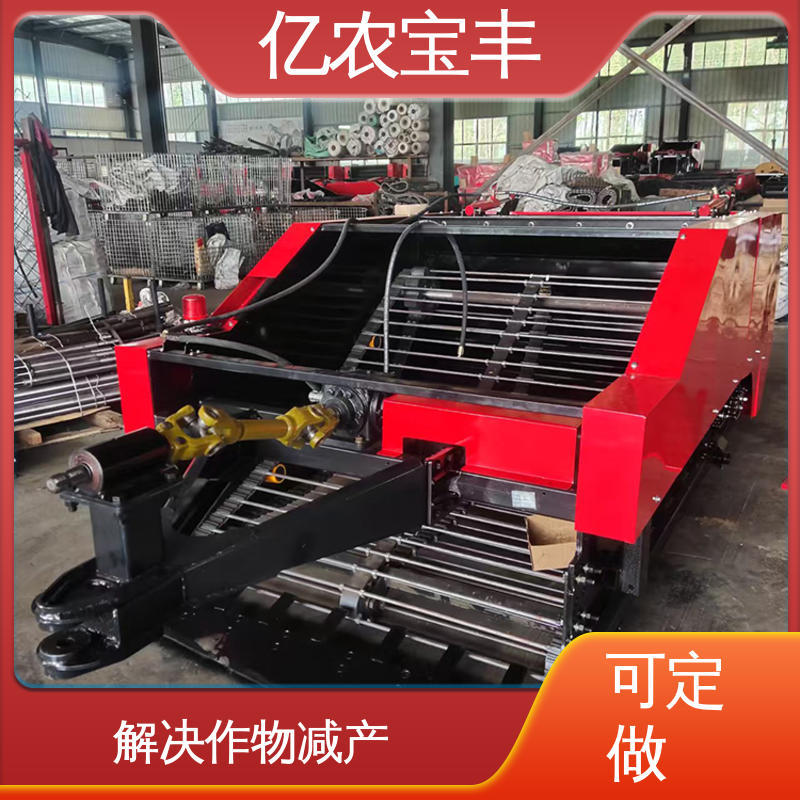 滚筒式残膜回收机 减少杂草混杂 动刀 转框 定刀 梳齿式 大型 亿农宝丰