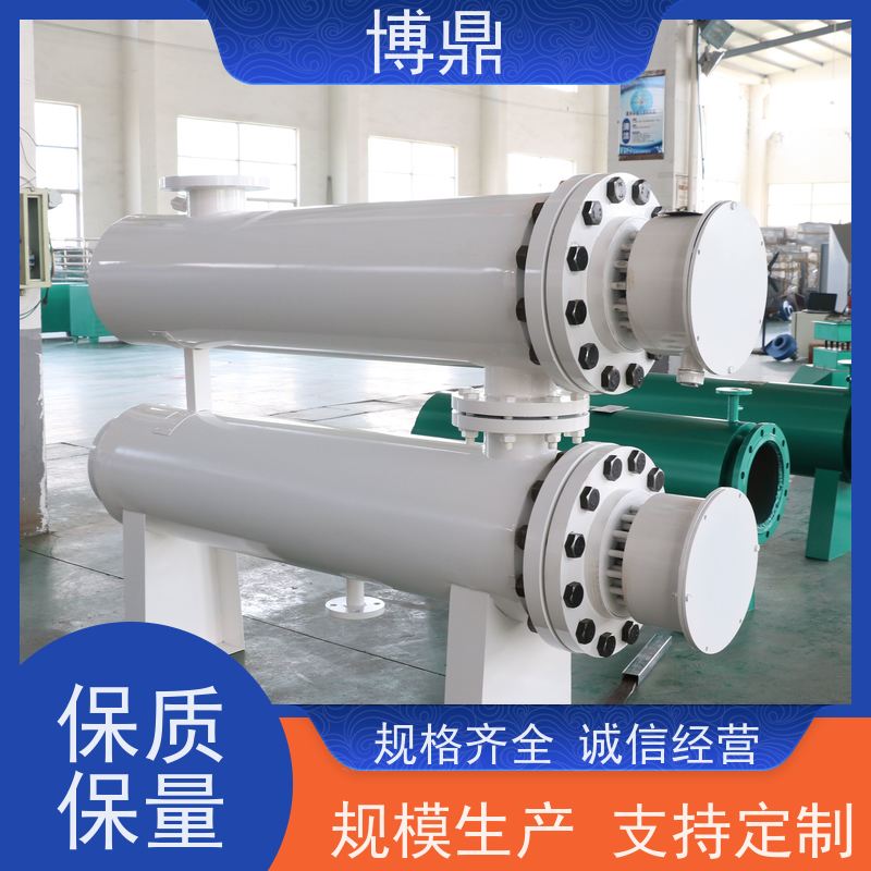 博鼎制热设备管道加热器不锈钢筒体结实 空气液体加热