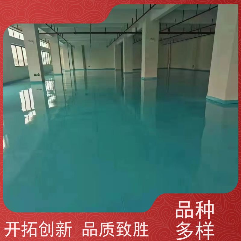 车间厂房车库防尘抗菌防静电自流平施工耐高低温