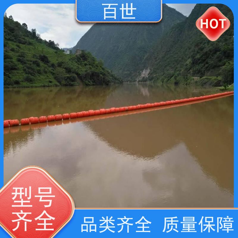 百世海洋作业警示浮筒自浮式结构钢丝绳锚固