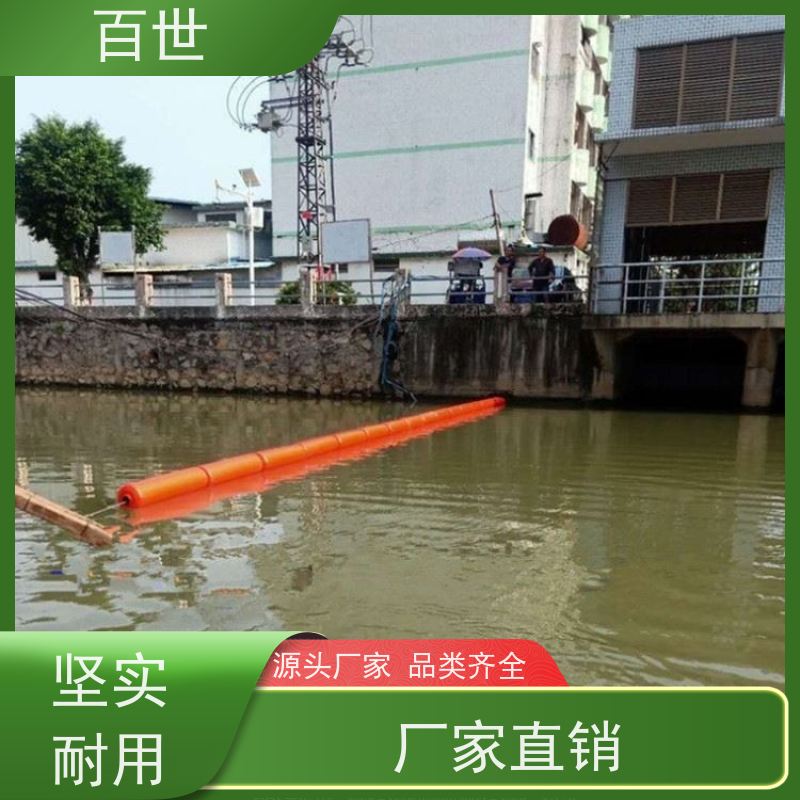 百世海上工程拦污屏障水位自适应钢丝绳锚固