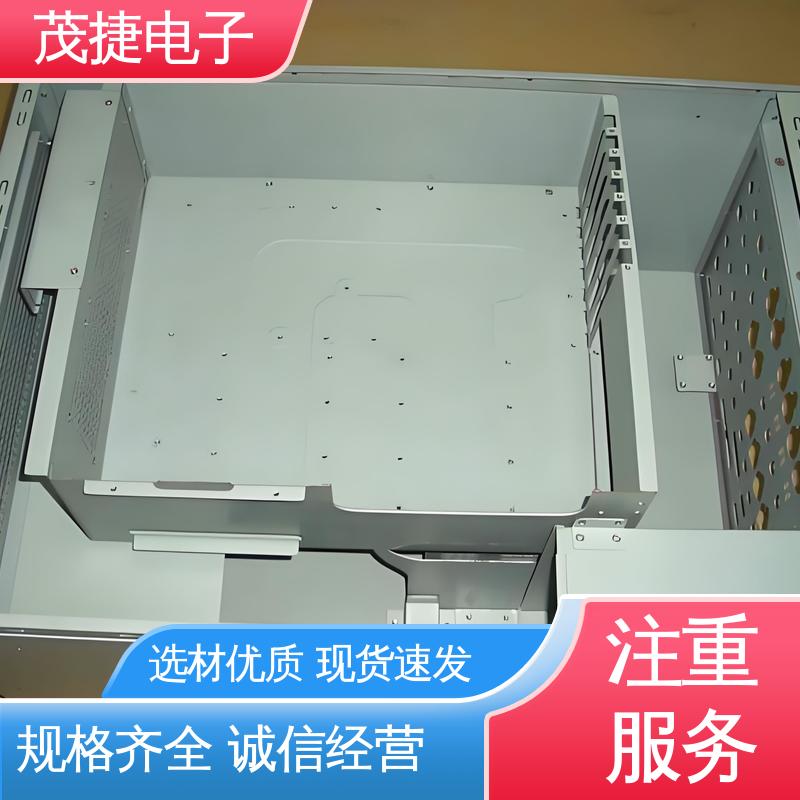 激光打孔件 机箱外壳 工控机车载散热铝壳 压铆钣金件加工 茂捷电子