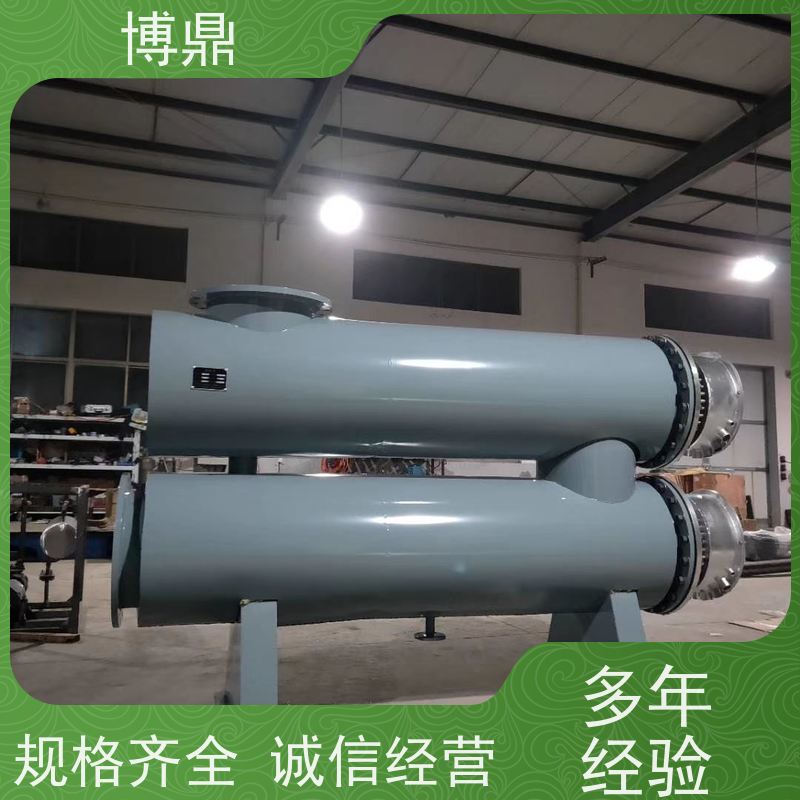 博鼎制热设备大型双筒体管道加热器加热温度高 设计合理加热均匀