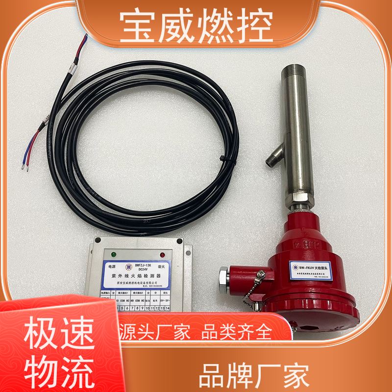 宝威燃控 DC24V 化工厂工业炉烧嘴火焰检测器 快速响应