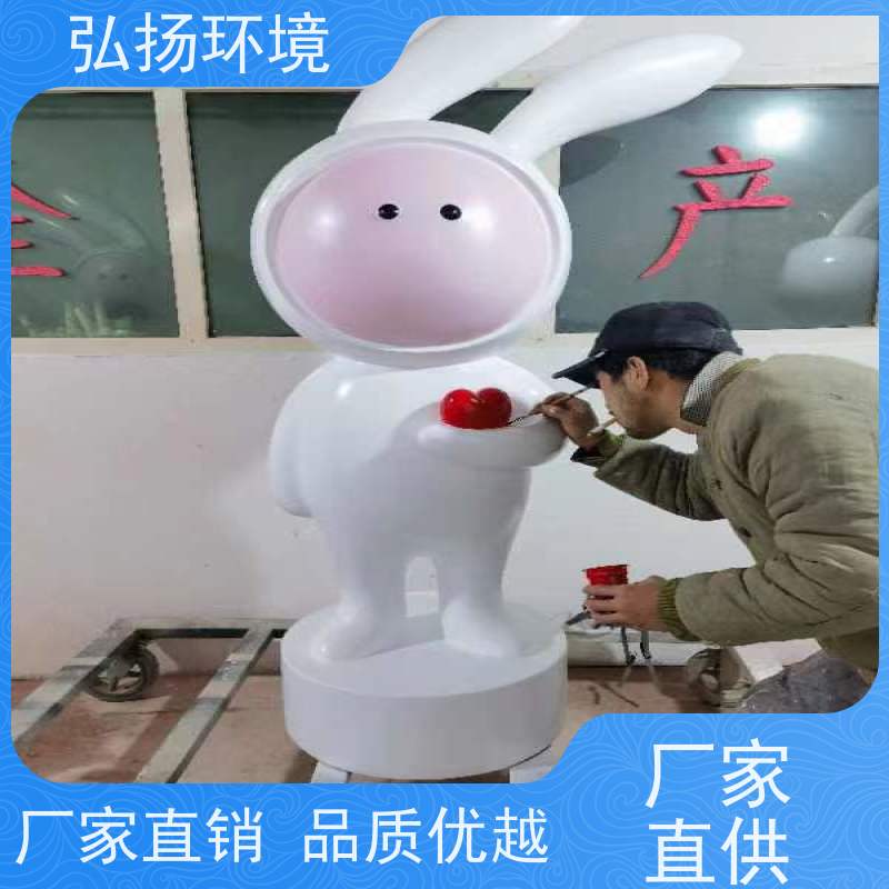 户外园林动物人物植物模型 公园玻璃钢雕塑定制 弘扬 装饰功能