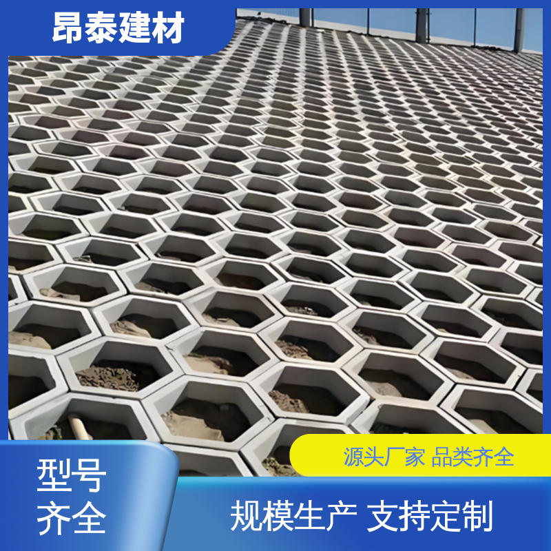 混泥土实心砖 抗剪能力强 六棱护坡砖 结构稳定 实力商家