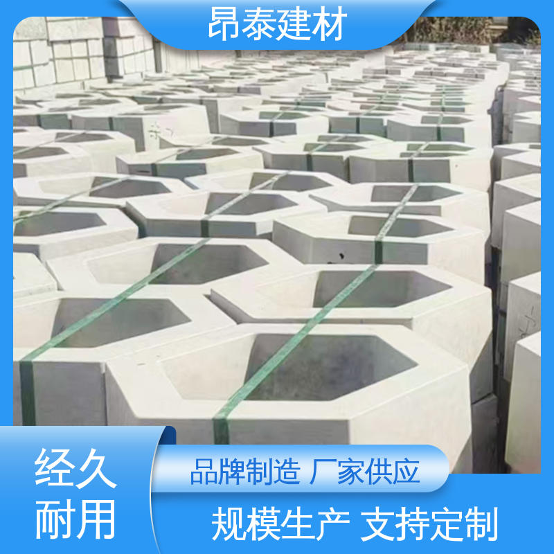 成品预制 六角护坡砖 结构稳定 实心水泥道路砖 承压能力强