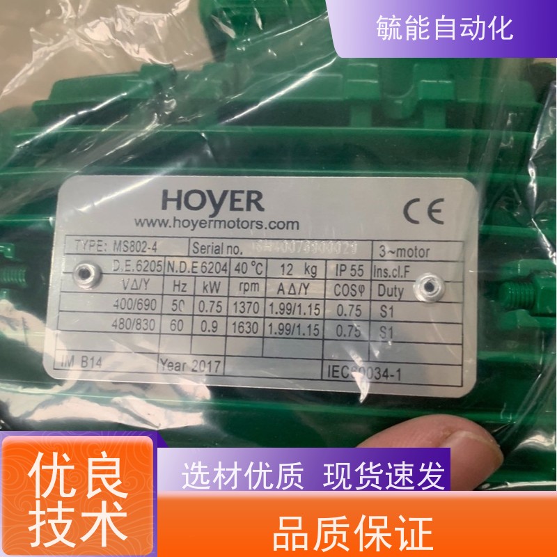丹麦HOYER MOTOR霍尔电机IE1 IE2 IE3 IE4三相异步铝壳电动机