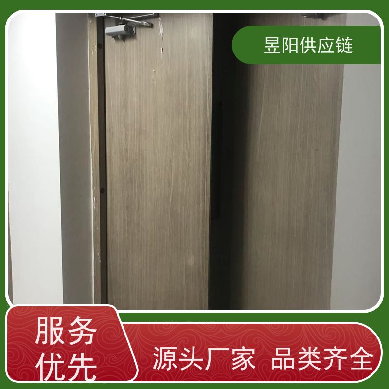 昱阳供应链 隔热双开防火玻璃门 提供供货证明