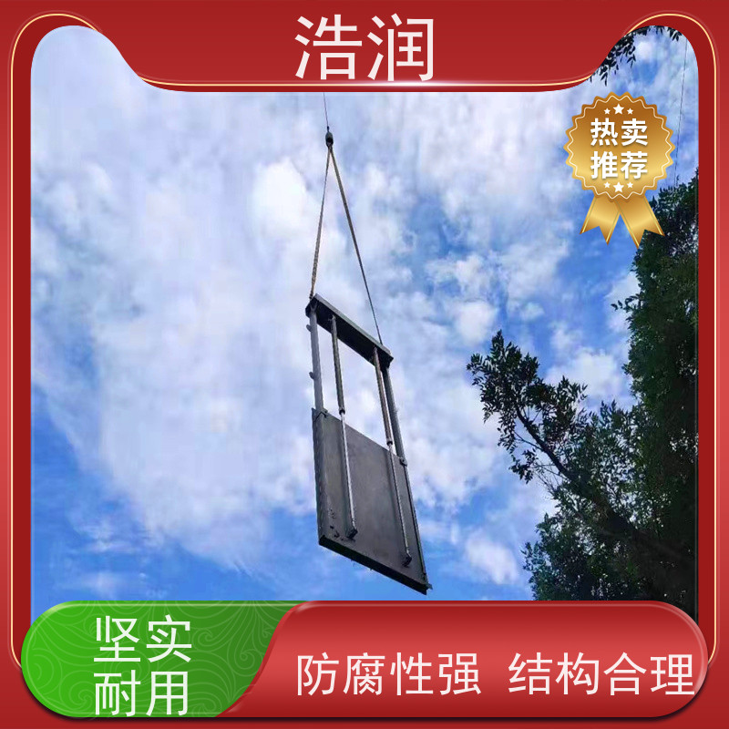 浩润 旋转式调节堰门 结构稳固 耐冲击 长期供应