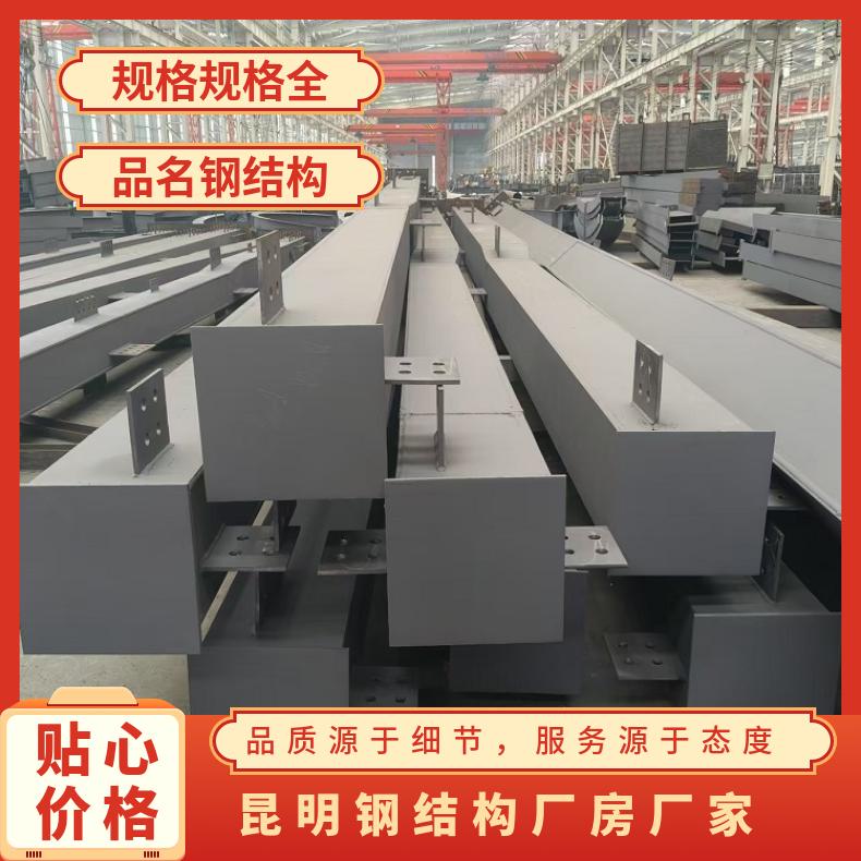 钢结构门式厂房 平台仓库 按图纸加工 Q355B 跨度大 昆云厂家