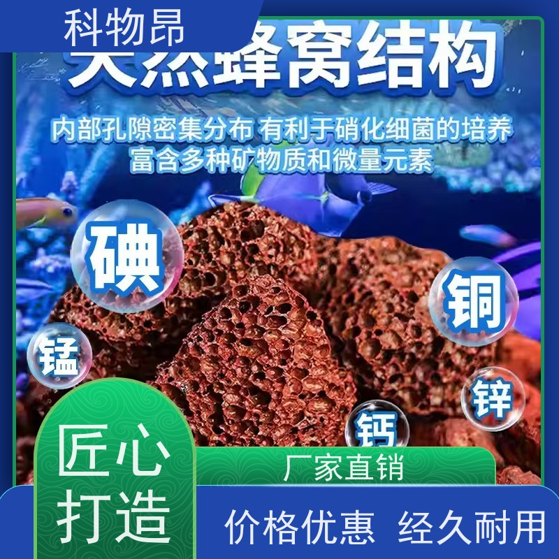 科物昂 河道治理 火山岩鱼池景观石 形状可定制 各种包装