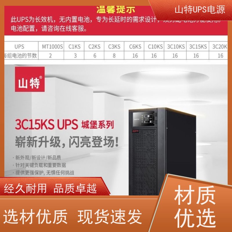 山/特电子 UPS电源 3C3HD-80K 机架式 城堡系列 稳压应急备用 维护保养