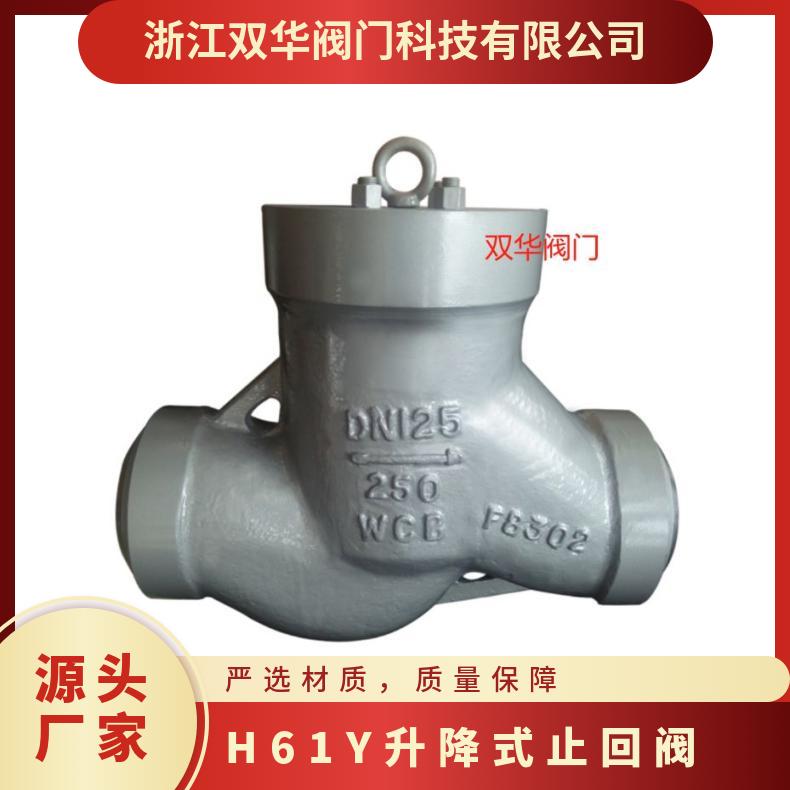 H61Y锻钢升降式焊接止回阀 电站阀高温高压DN15 20 25 32 40 50