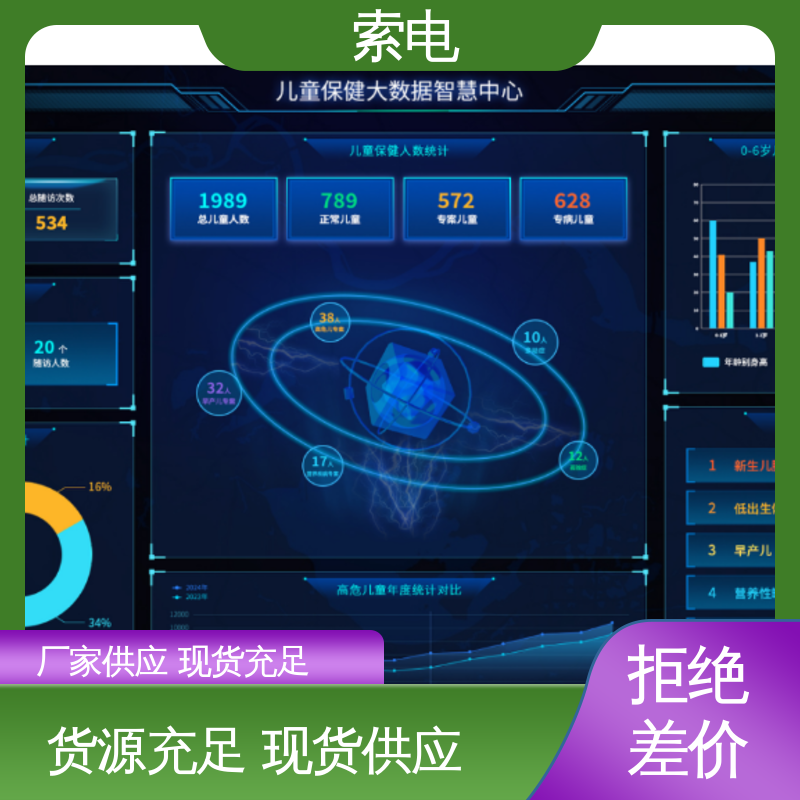 设计界面卡通化 语音报读 儿童保健信息管理平台 索电