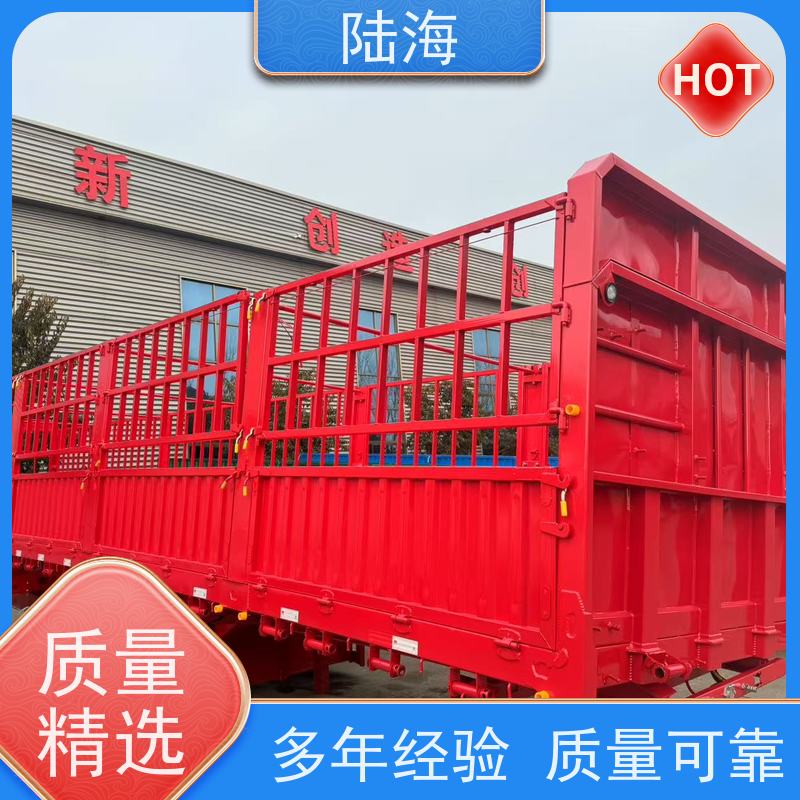  标准侧翻半挂车 普货砂石两用 三轴轻量化设计
