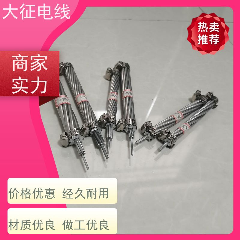  钢芯耐热铝合金绞线 加工定制 工厂直营 JNRLH58GJ-900/75 线经标准