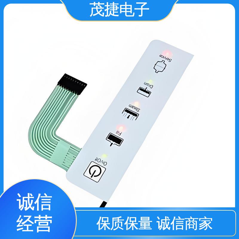 茂捷供应 触摸控制 鼓包防水 pet薄膜面板 PC韧性