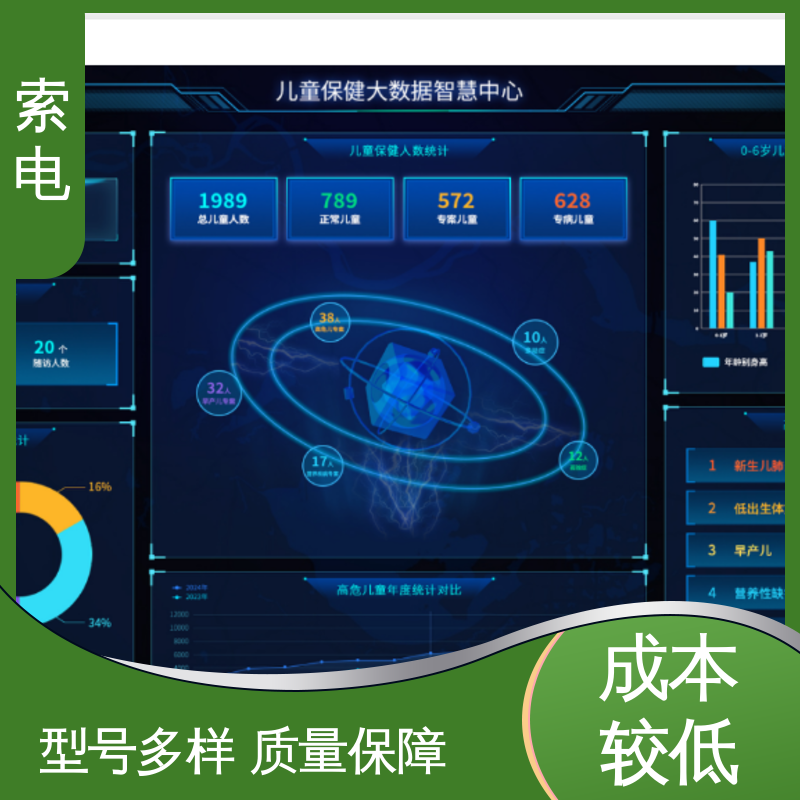 索电 双液晶显示屏 一体化 量表标准化 儿童保健信息管理平台