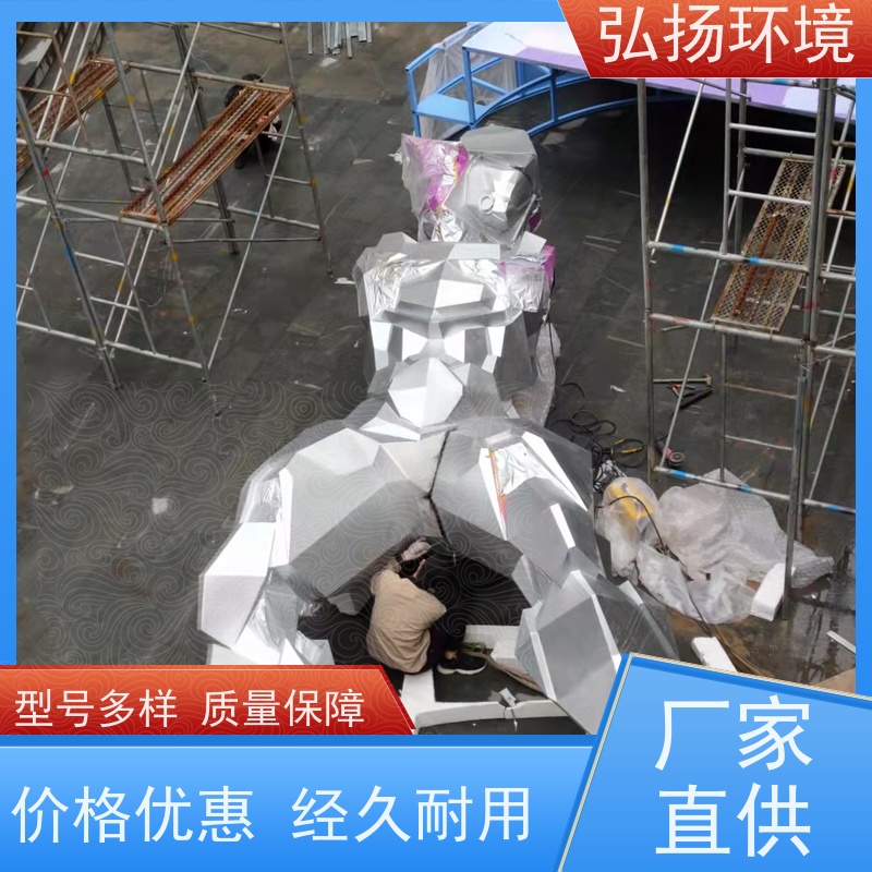 定做公园玻璃钢卡通雕塑 水景景观雕像 城市艺术装置 水景装饰