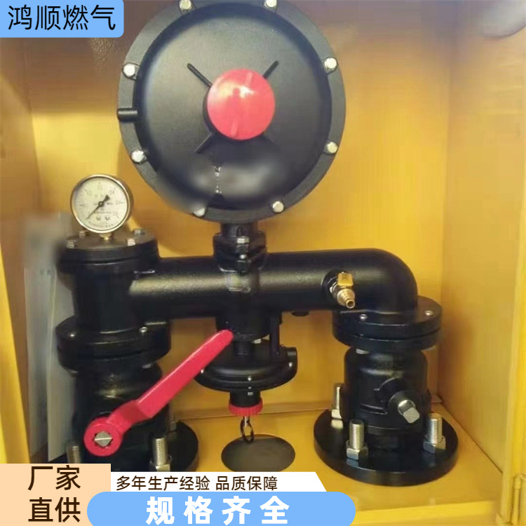 鸿顺 厂家供应 落地式燃气调压箱 反应灵敏稳定 规格齐全
