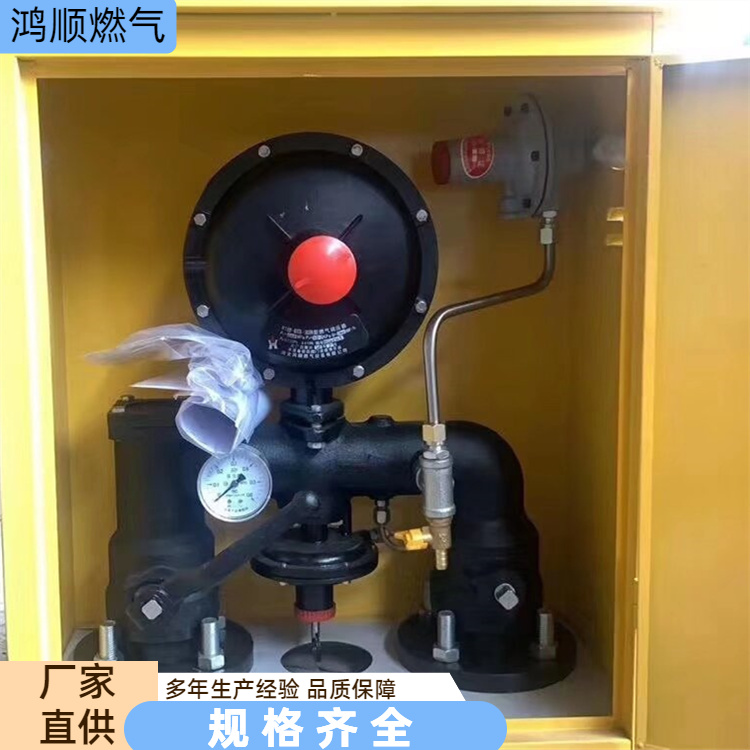 鸿顺 厂家供应 小区燃气调压箱 性能稳定易安装 规格齐全
