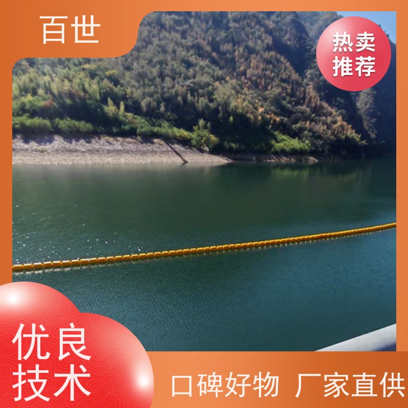 百世泥石流多发区拦漂排树枝拦截可贴反光条