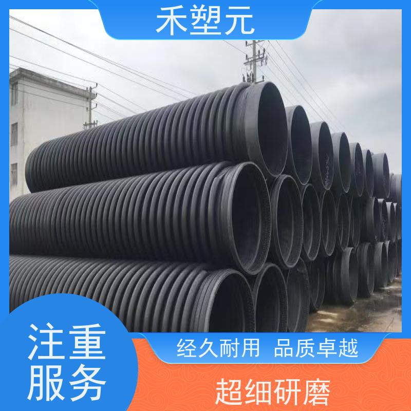  hdpe缠绕结构壁增强管 b型管dn300 400 500缠绕管 PE克拉管