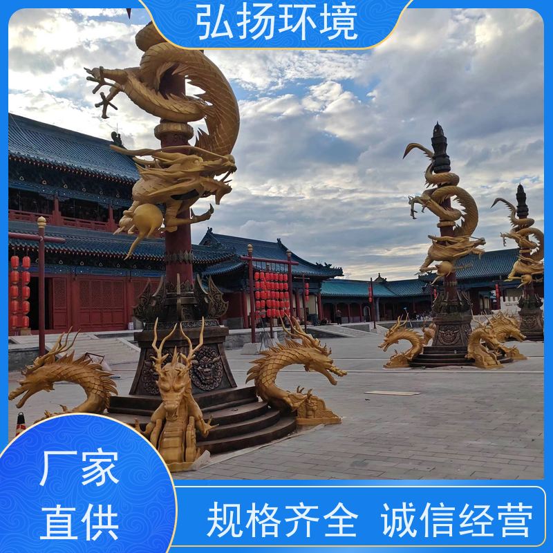 真武大帝玻璃钢彩绘玄天上帝树脂贴金神像雕塑定制
