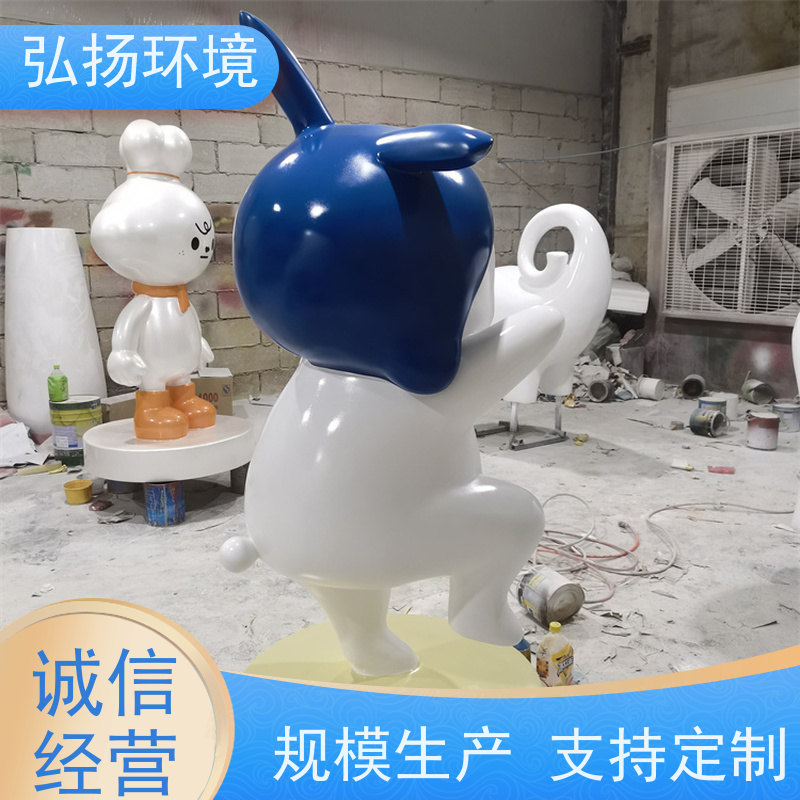 定制玻璃钢雕塑厂家造型广场商场IP卡通人物雕像公园景观形象摆件