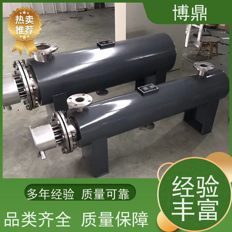 博鼎制热设备不锈钢管道加热器带有测温传感器 热传导效率高