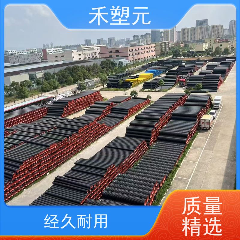  HDPE双壁波纹管 圆筒直管 壁厚耐用 耐冲击性好 DN300 800市政排污