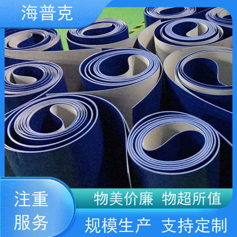 海普克 高强度耐拉伸 可定制裙边高度 流水线轻型工业 食品输送带